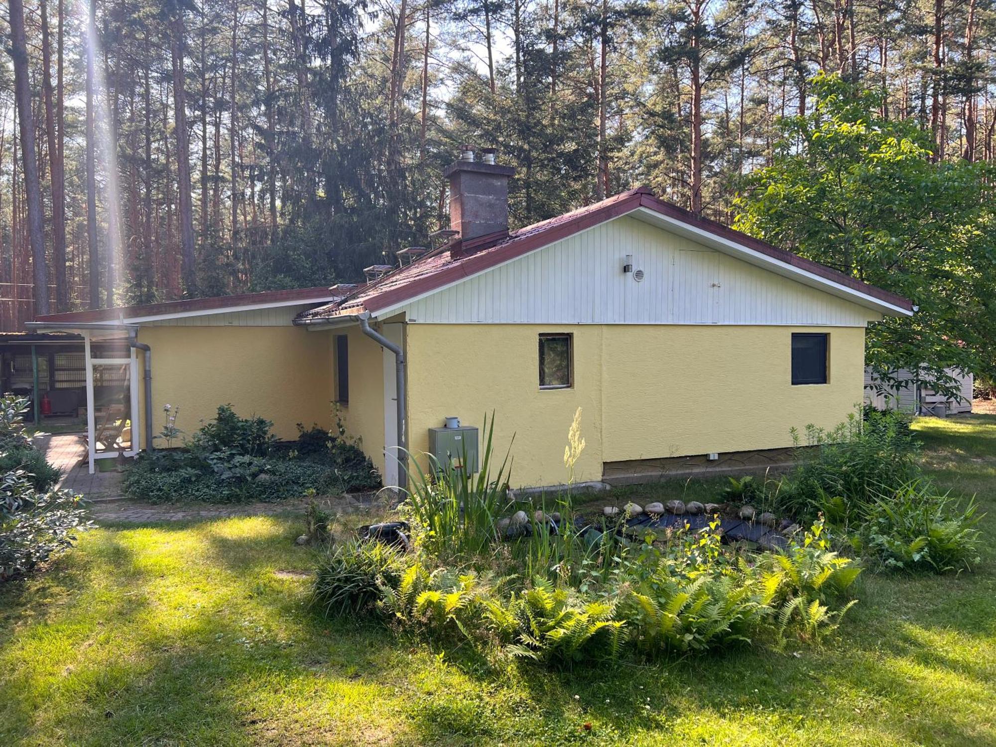 Ferienhaus Im Wald Borkwalde ภายนอก รูปภาพ