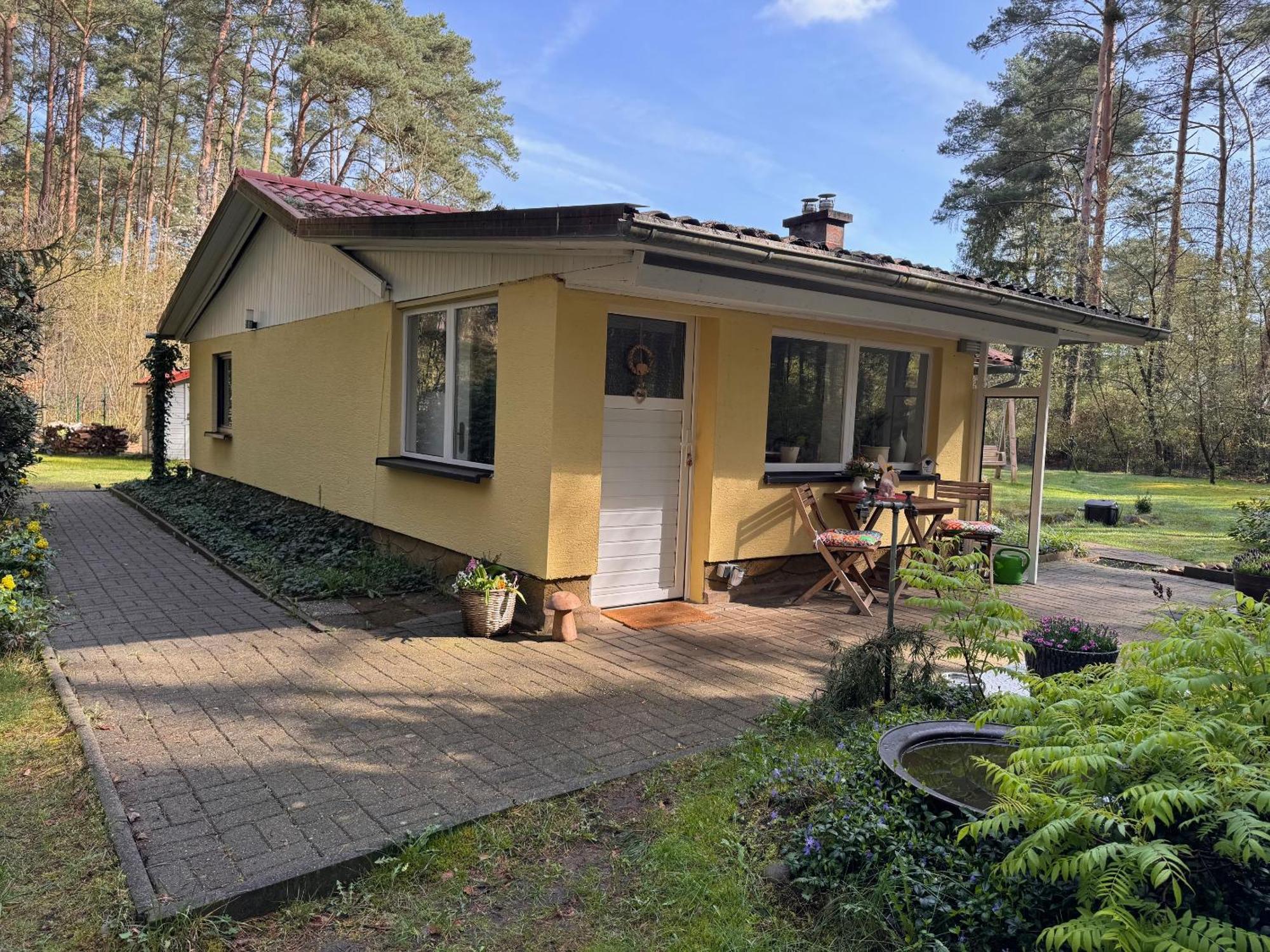 Ferienhaus Im Wald Borkwalde ภายนอก รูปภาพ